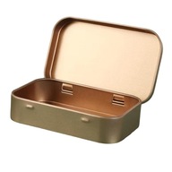 Card Storage Case Durable Champagne with Hinge