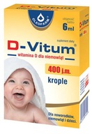 Oleofarm D-Vitum 400 J.M Pre bábätká Vitamín D 6ml