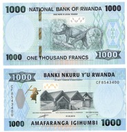 RWANDA - 1000 FRANKÓW - 2019 - P-39 - UNC