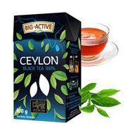 BIG ACTIVE herbata CZARNA liściasta CEYLON BLACK TEA 100G