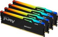 Pamięć Kingston Fury Beast RGB DDR5 128 GB 5200MHz CL40