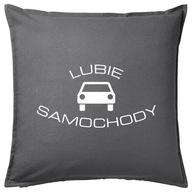 LUBIĘ SAMOCHODY poduszka 50x50 prezent