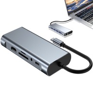 USB C STACJA DOKUJĄCA ADAPTER USB C 11W1 Z 4K HDMI WIĘCEJ URZĄDZEŃ TYPU C