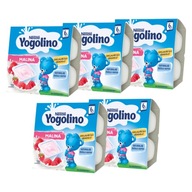 Mliečno-ovocný dezert Nestlé Yogolino malina po 6. mesiaci 5x 400 g