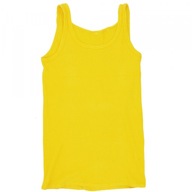 Koszulka na Ramiączkach Sportowa Treningowa Armii NRD NVA Żółta Vintage S-4