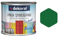 DEKORAL EMALIA SZYBKOSCHNĄCA DO DZIEŁA DREWNO METAL ZIELONE POJĘCIE 0.5L