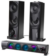 SZÁMÍTÓGÉP HANGSZÓRÓK 2.0 LAPTOP SZÁMÍTÓGÉPHEZ 2in1 SOUNDBAR USB TÁPELLÁTÁS