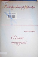 O teorii mnogości - W Sierpiński