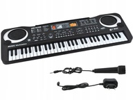 Keyboard Organy Elektroniczne do Nauki Mikrofon 61