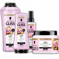 Gliss Liquid Silk Šampón Maska Kondicionér pre matné a lámavé vlasy