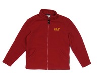 JACK WOLFSKIN Unisex Bluza Polarowa Rozpinana Polar Logo 140