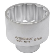 Nasadka głowica końcówka 65mm 3/4" 12-kątna stal Cr-V FORSAGE