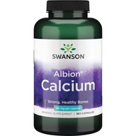 Albion Calcium Vápnik 180mg 180 kapsúl Swanson