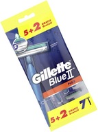 GILLETTE BLUE II PLUS MASZYNKA DO GOLENIA - 7 SZT