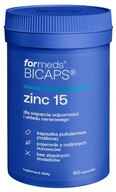ForMeds BICAPS ZINC 15 60kaps. Odporność Cynk Miedź Testosteron Skóra