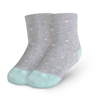 Ponožky s bodkami mätová