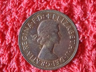 WIELKA BRYTANIA One Penny 1967 r. PATYNA