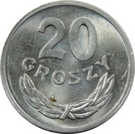 20 GROSZY 1973 b.z- POLSKA - STAN (1-) - K1783