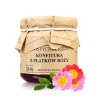 KONFITURA Z PŁATKÓW RÓŻY SPICHLERZ 100% NATURALNA 210g różana - NA PREZENT