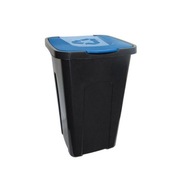 Odpadkový kôš IAN s recyklačným vekom modrý