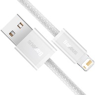 BASEUS MOCNY KABEL PRZEWÓD USB DO LIGHTNING APPLE IPHONE IPAD OPLOT 2.4A 2M