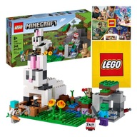 LEGO Minecraft - Królicza Farma (21181) +Torba Prezentowa+Katalog LEGO 2024
