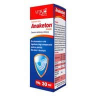 Anaketon, kvapky, 30 ml nevoľnosť vracanie