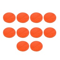 10ks Spot Markers Okrúhle 4 palce pre Sports Orange