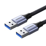 Kabel USB3.0, USB-A męski do USB-A męski, UGREEN US373 2A, 0,5m (czarny)04