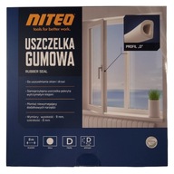 NITEO Uszczelka gumowa dł. 8m 9x6mm profil D 447