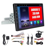 RADIO 1 DIN ANDROID 13 SAMOCHODOWE CARPLAY ANDROID AUTO WIFI DSP 2GB/64GB