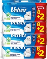 PAPIER TOALETOWY VELVET DELIKATNIE BIAŁY 4x8+2 ROLEK