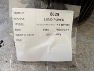 Land Rover Discovery II TD5 - ventilátor dmuchawy
