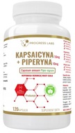 Progress Labs Piperín + Kaspaicín Korenie Cayenne Termogenéza Chudnutie