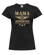 Koszulka damska czarna z napisem dla MAMY prezent na DZIEŃ MATKI XXL