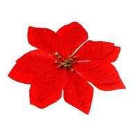 Hviezda Poinsettia Produktová Červená 14cm 2ks