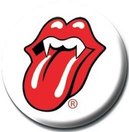 The Rolling Stones Red Lips - przypinka 2,5 cm pin