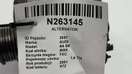 alternator 028903029RX AUDI A4 B6