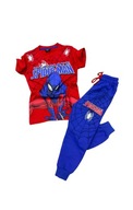 Komplet dres t-shirt + Spodnie Spiderman 7/8 lat