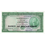 Banknot, Mozambik, 100 Escudos, ND (1976 - old dat