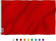 Czerwona flaga poliestrowa