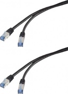 Kabel sieciowy LogiLink CAT.6A S/FTP PVC PE 10m x2