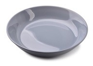 Hlboký porcelánový tanier AFFEK 24 cm sivý