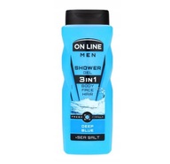 On Line Men Sprchový gél 3in1 Deep Blue pre mužov 410ml