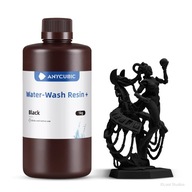 Żywica UV Anycubic Water Washable+ Black Czarny 1l 1kg