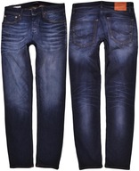 JACK AND JONES spodnie BLUE jeans TIM W32 L34