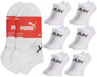 PUMA PONOŽKY PÄTKY BIELE 6 PÁROV 39-42