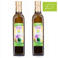 BIO Olej z Ostropestu 1000ml 1L Tłoczony na zimno