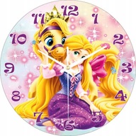 Nástenné hodiny Pre deti Princezná Rapunzel