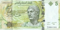 Tunezja - 5 Dinars - 2013 - P95 - St.1